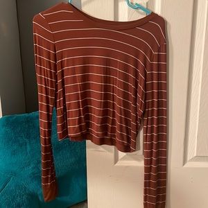 Brown thin tee